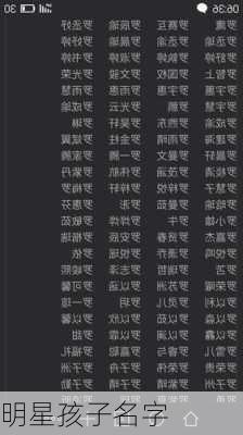 明星孩子名字-第3张图片-滋味星座网
