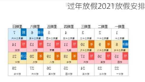 过年放假2021放假安排-第2张图片-滋味星座网