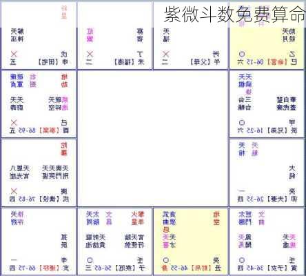 紫微斗数免费算命-第2张图片-滋味星座网