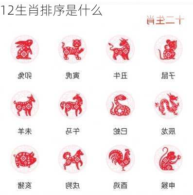 12生肖排序是什么