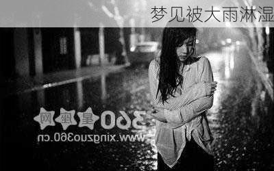 梦见被大雨淋湿-第3张图片-滋味星座网