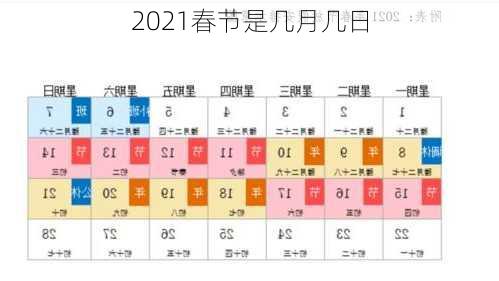 2021春节是几月几日-第2张图片-滋味星座网