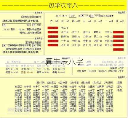 算生辰八字-第1张图片-滋味星座网