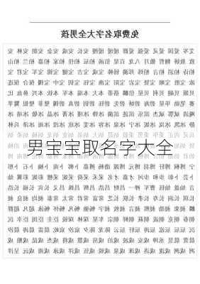 男宝宝取名字大全-第3张图片-滋味星座网