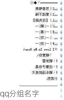 qq分组名字-第3张图片-滋味星座网