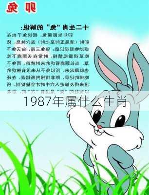 1987年属什么生肖-第1张图片-滋味星座网