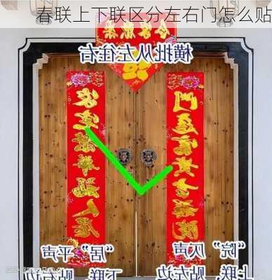 春联上下联区分左右门怎么贴-第3张图片-滋味星座网