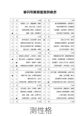 测性格-第3张图片-滋味星座网