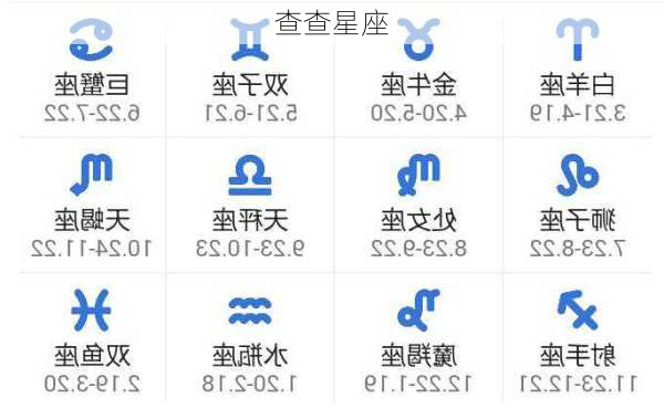 查查星座-第2张图片-滋味星座网