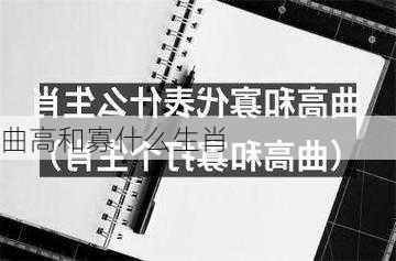 曲高和寡什么生肖