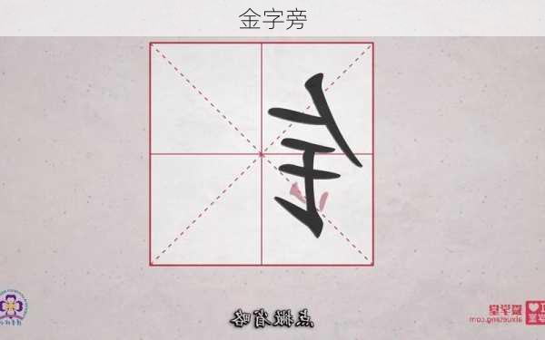 金字旁