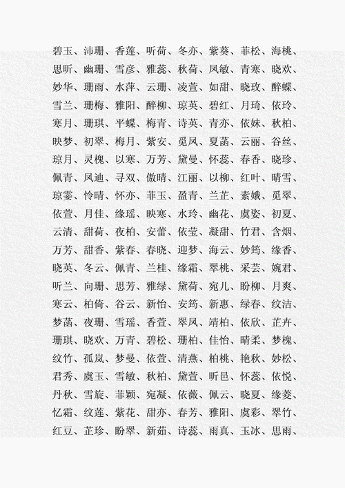 好听的韩国女孩名字