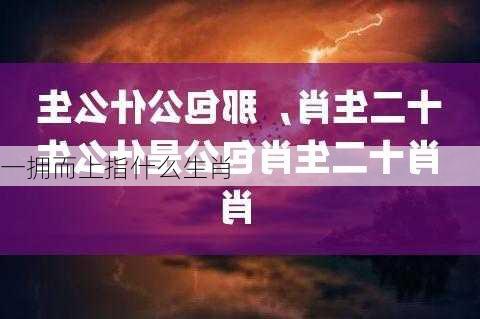 一拥而上指什么生肖-第3张图片-滋味星座网