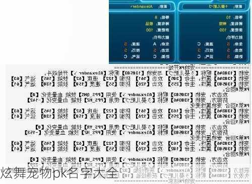 炫舞宠物pk名字大全-第2张图片-滋味星座网