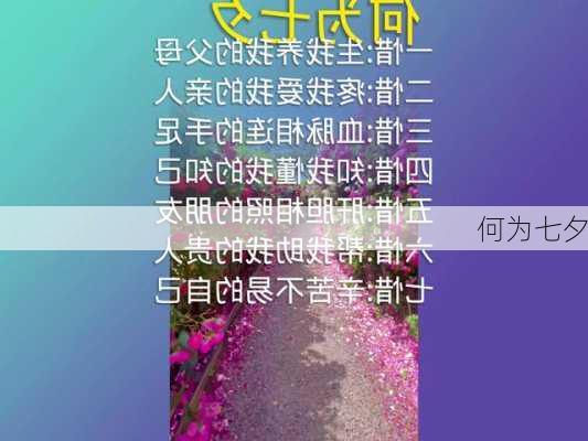 何为七夕-第2张图片-滋味星座网