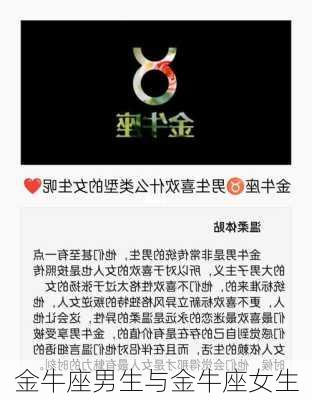 金牛座男生与金牛座女生-第3张图片-滋味星座网