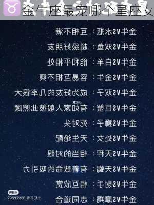 金牛座最宠哪个星座女-第2张图片-滋味星座网