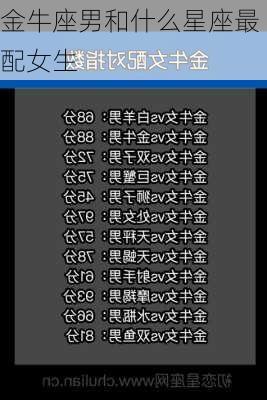 金牛座男和什么星座最配女生-第2张图片-滋味星座网