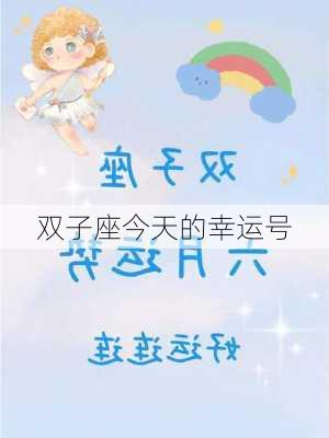 双子座今天的幸运号