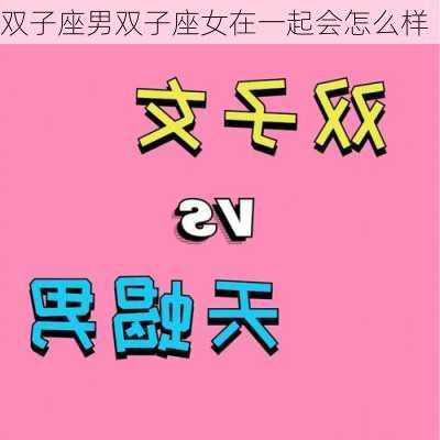 双子座男双子座女在一起会怎么样-第1张图片-滋味星座网