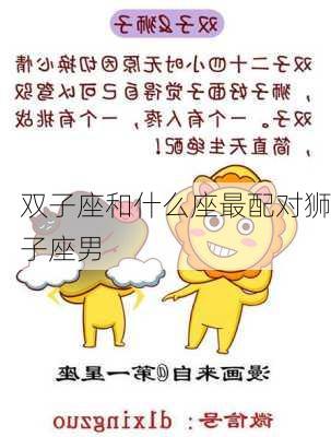 双子座和什么座最配对狮子座男-第3张图片-滋味星座网