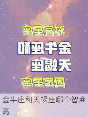 金牛座和天蝎座哪个智商高-第3张图片-滋味星座网