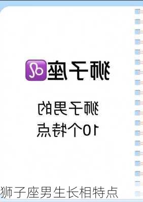 狮子座男生长相特点-第1张图片-滋味星座网