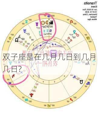 双子座是在几月几日到几月几日?-第2张图片-滋味星座网