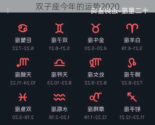 双子座今年的运势2020-第3张图片-滋味星座网