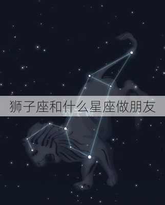 狮子座和什么星座做朋友-第3张图片-滋味星座网