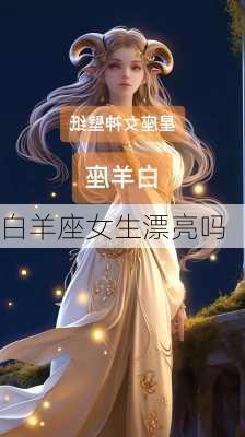 白羊座女生漂亮吗-第2张图片-滋味星座网