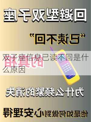 双子座信息已读不回是什么原因-第2张图片-滋味星座网