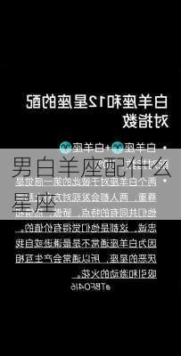 男白羊座配什么星座-第3张图片-滋味星座网