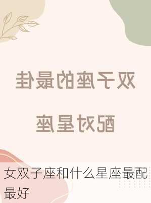 女双子座和什么星座最配最好-第2张图片-滋味星座网