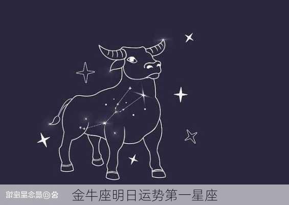 金牛座明日运势第一星座