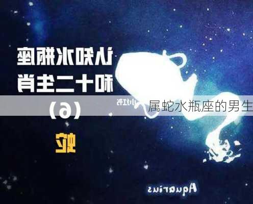 属蛇水瓶座的男生-第3张图片-滋味星座网