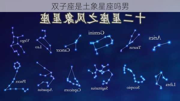 双子座是土象星座吗男