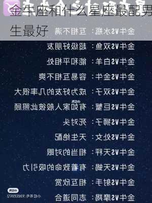 金牛座和什么星座最配男生最好-第3张图片-滋味星座网