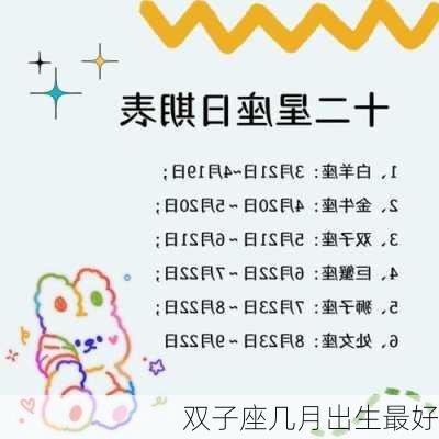 双子座几月出生最好-第2张图片-滋味星座网