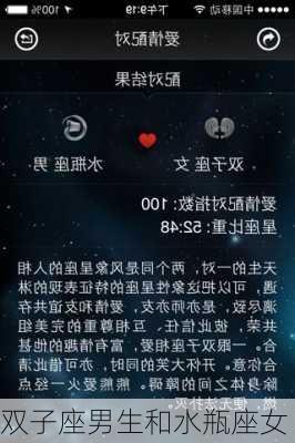 双子座男生和水瓶座女-第3张图片-滋味星座网