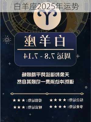 白羊座2025年运势-第2张图片-滋味星座网