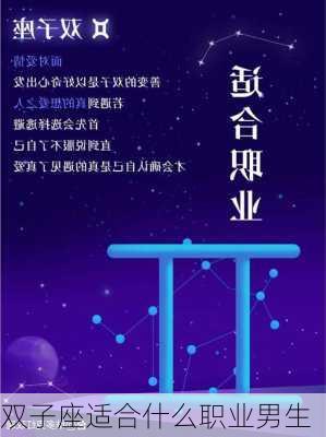 双子座适合什么职业男生-第3张图片-滋味星座网