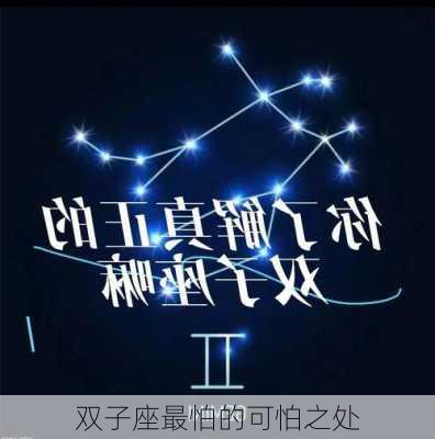 双子座最怕的可怕之处-第3张图片-滋味星座网