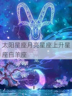 太阳星座月亮星座上升星座白羊座-第3张图片-滋味星座网