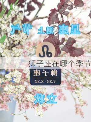 狮子座在哪个季节