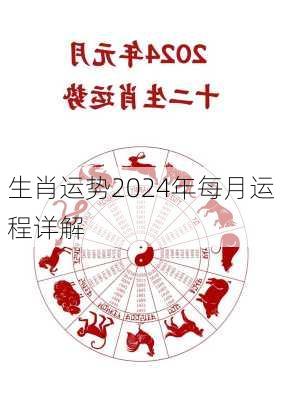 生肖运势2024年每月运程详解