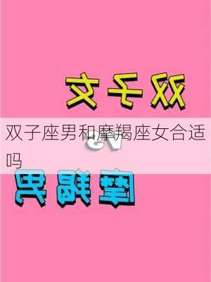 双子座男和摩羯座女合适吗-第2张图片-滋味星座网