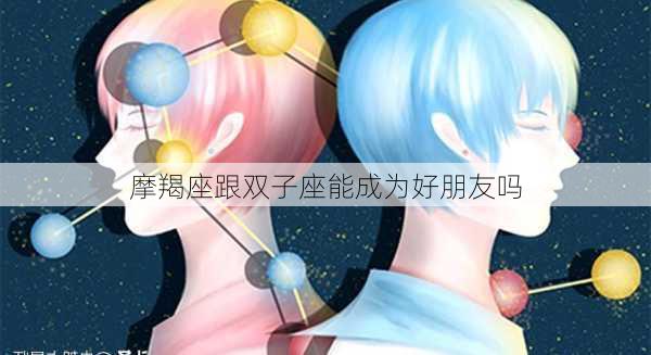 摩羯座跟双子座能成为好朋友吗-第2张图片-滋味星座网