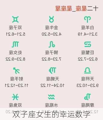 双子座女生的幸运数字-第3张图片-滋味星座网