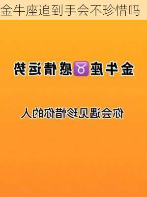 金牛座追到手会不珍惜吗-第1张图片-滋味星座网